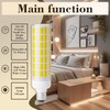 Chinnor E11 Led Bulb 75w 100w Equivalent Dimmable,Daylight 6000K,T3 T4