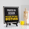 Signs ByLITA Prayer In Session Please Do Not Disturb 5"x