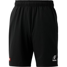 Nittaku NW2522 Table Tennis Game Pants, Knee Length, Sweat Absorbent, Quick Drying, Lightweight, Stretchable, Dry, UV Protection, JTTA Certified, Stretch Long Shorts, Black (71)