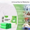 Moodooy Commode Liners With Absorbent Pads -120 Bedside Commode Liners