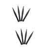 Baluue 2sets Eyebrow Grooming Kit Precision Tweezers for Ingrown Hair