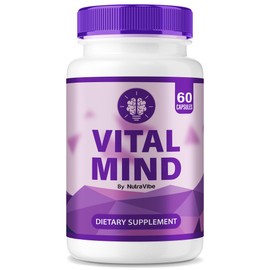 Vital Mind – Daily Clarity & Focus Formula with Clean, Natural Blend to Help Support Sharpness, Concentration & Balance | VitalMind Easy-to-Swallow Pills for Consistent Use (60 Capsules)
