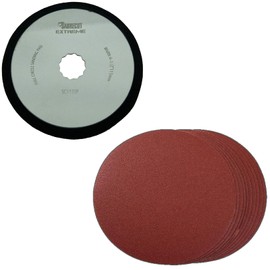 21 x SabreCut SCK21SK115 115mm Sanding Pad and Sanding Sheets Kit Compatible with Fein SuperCut and Festool Vecturo (Non-StarLock) Oscillating Multitool Multi Tool Accessories