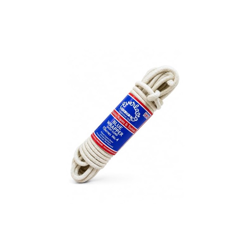 Everlasto 'Blue Wrapper' UK Made Quality Waxed Cotton Sash Cord