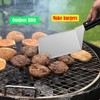 HaSteeL Metal Spatula Set of 2, Stainless Steel Large Griddle