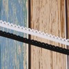 Porcelynne Nylon Black Decorative Edge Picot Elastic Trim - 3/8"