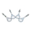 sourcingmap 4 Pcs 18mm Dia Hole Metal Motorcycle Chain Axle