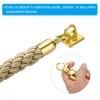 PATIKIL Stanchion Rope, 1.5m/5Ft Barrier Rope Twisted Post Ropes with