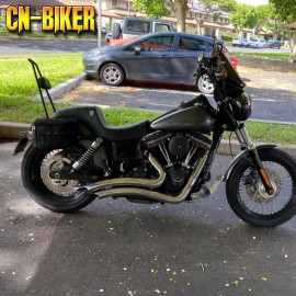 CB Passenger 24" Tall Sissy Bar Pad Backrest For 2006-2017 Harley Dyna Street Bob