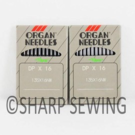 PUMICHA Needles Supplies for 20 O.R.G.A.N135X17#18 Leather Point Needles 135X16 DPX16 135X16NW for Sewing Machine.