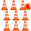 STOBOK Miniature Traffic Cones Toys 10PCS Min Road Cone Roadblock