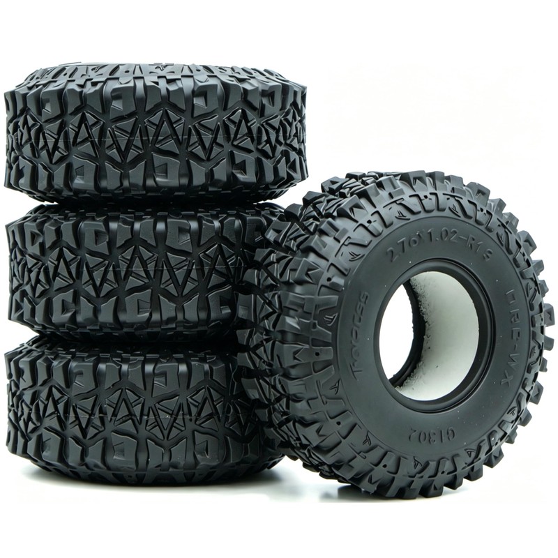 TxxRcss RC 1.3 Inch Sticky Soft Tires 70 * 26mm