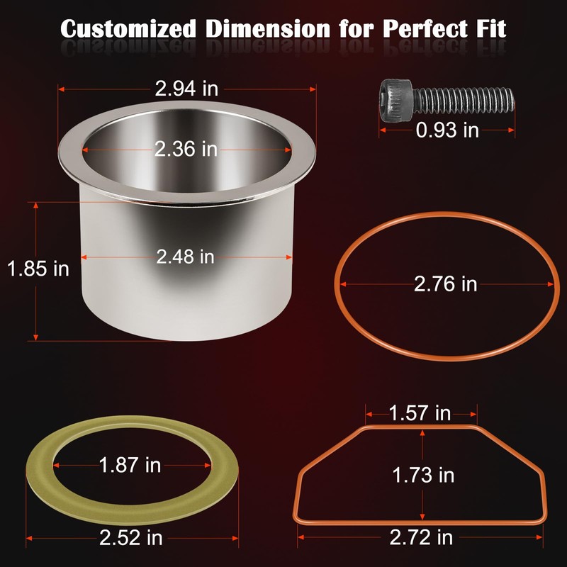 K-0650 Air Compressor Cylinder Sleeve and Compression Ring Replacement Kit