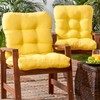 Greendale Home Fashions AZ6815S2-SUNBEAM Sunburst Outdoor Chair Cushion (Set of