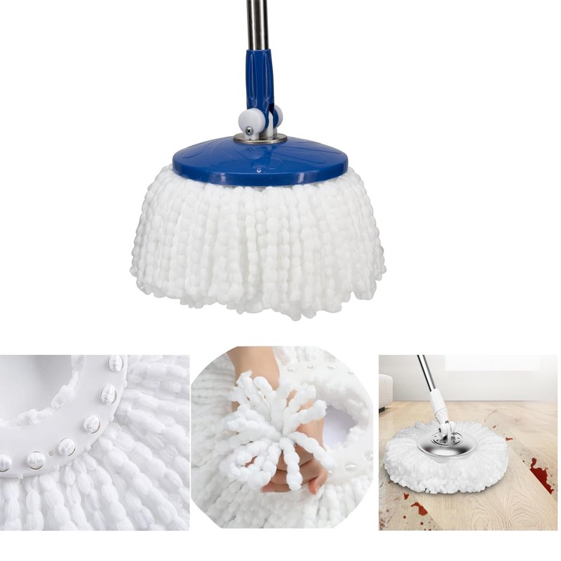 YWSHF Spin Mop Head Replacement Compatible with Hurrican, Mopnado, Cassabel