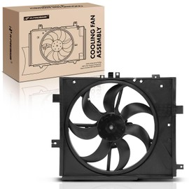 A-Premium Engine Radiator Cooling Fan Assembly Compatible with Select Nissan Models - Versa 2012-2019, Versa Note 2014-2017, Micra 2015-2019
