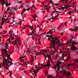 Deep Passion Pink Rose Petals 30 cups. Romantic Gift. Premium Quality Real Rose Petals. Wedding Petals. Flower Confetti. Dried Petals. Oregon USA