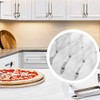 7 Wheel Pastry Cutter, Expandable Telescopic Pizza Slicer Multi-Round Baking