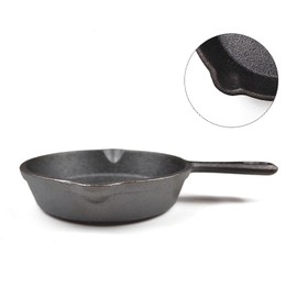 HAWOK Dia.3.9 inch Pre seasoned Cast Iron Mini Skillet set of 12