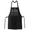 MoonWorks BBQ Apron for Men with Saying Fleisch ist mein