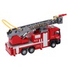 1:50 Ladder Fire Truck Alloy Model 180° Rotating Table Fire
