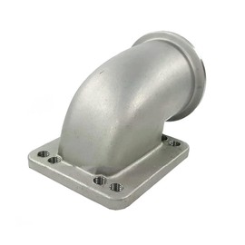 2.5" Elbow 90 Degree Turbo Adapter Flange To T3 T4 V Band Manifold Flange SS304