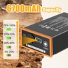 2 Pack 6700mAh Battery Pack Compatible with Moultrie Edge Cellular