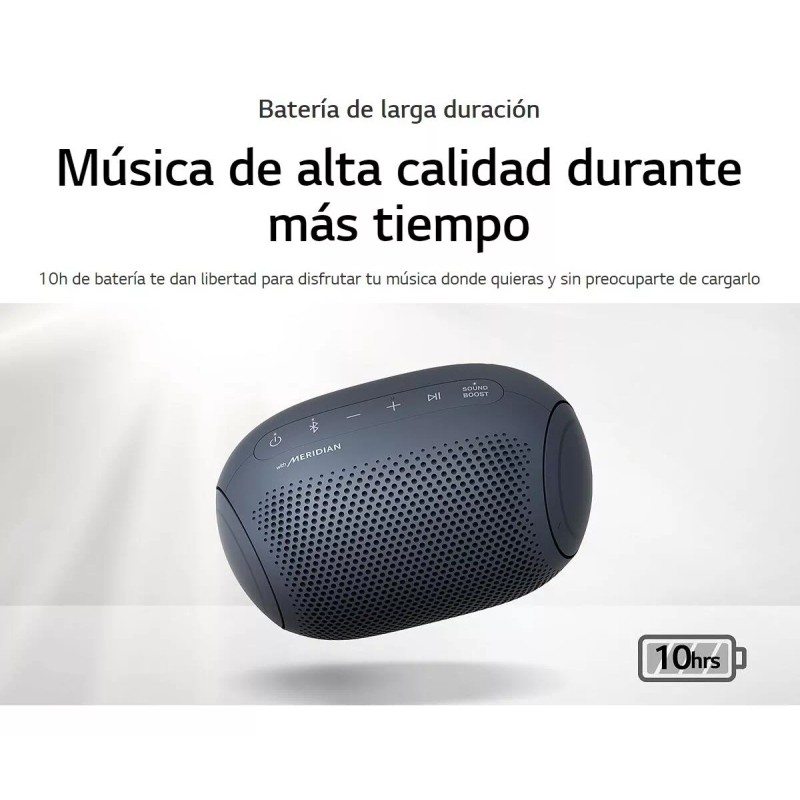 LG Bocina LG Xboom Go Pl2 Portátil Con Bluetooth Negra