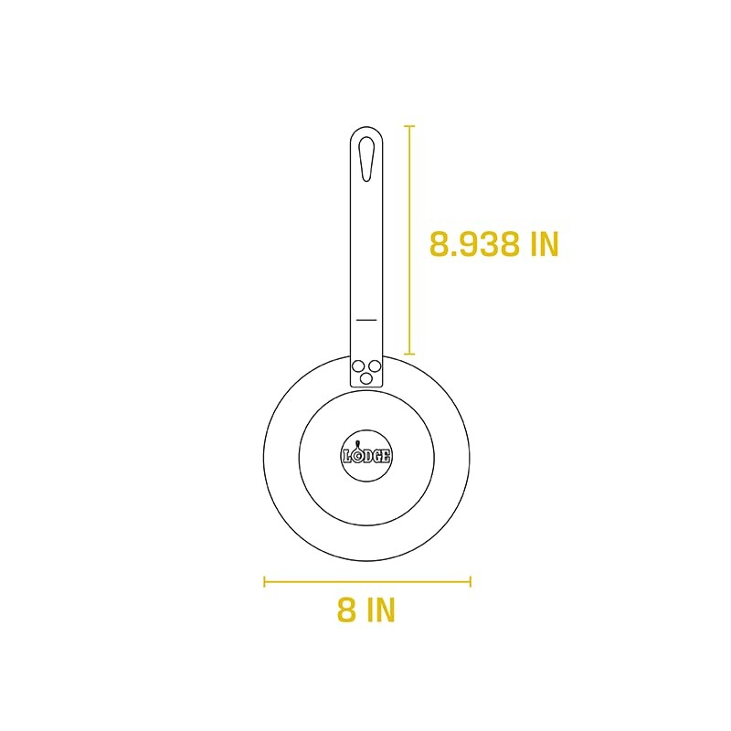 Lodge Pre-Seasoned Carbon Steel Skillet - Use in the Oven,