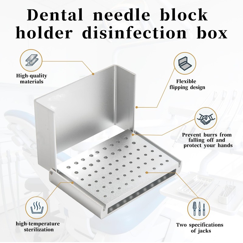 Dental Burs Block Holder Case Disinfection for FG and CA