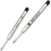 Senator Kugelschreibermine 2er-Set Metall-Großraummine Farbe: schwarz Strichbreite: 1,0 mm G2