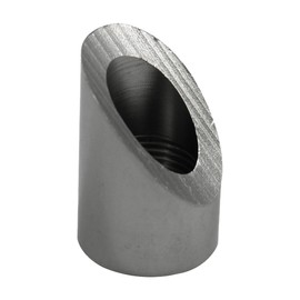 Verocious Motorsports Angled O2 Oxygen Sensor Bung (M18 x 1.5), Mild Steel - Single Piece