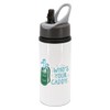 Who's your caddy? water bottle with handle, drinks cup, drinks