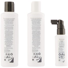 NIOXIN System 5 Trio Pack, Cleanser Shampoo + Scalp Therapy Revitalising Conditioner + Scalp and Hair Treatment (150ml + 150ml + 50ml), For Chemically Treated Hair with Light Thinning