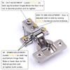 20 Pack Soft Close Cabinet Door Hinges for 1/2" Partial