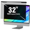 ZCAZY Hanging 32 Inch Computer Privacy Screen Filter, Hanging Computer