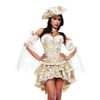 Starline Women's Ghost Ship Pirate Sexy 4 Piece Costume Dress