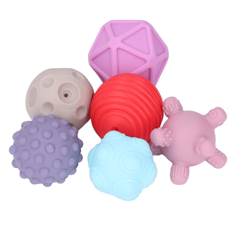 Soft Rubber Building Blocks DIY Infants Toddlers Manual Brain Relief