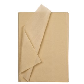 RUSPEPA Gift Wrapping Tissue Paper - Khaki Tissue Paper for Gift Wrap, Art Crafts, DIY, Pack Bags, Birthday, Wedding and More - 19.5 x 27.5 inches - 25 Sheets