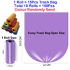 luwiscook 2 Pack Black Mini Car Trash Can Bin with