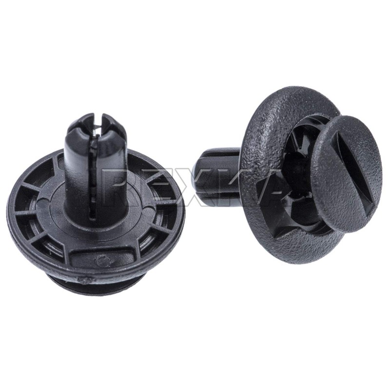 Rexka 10pcs Cowl Vent Air Inlet Duct Push-Type Retainer Clips
