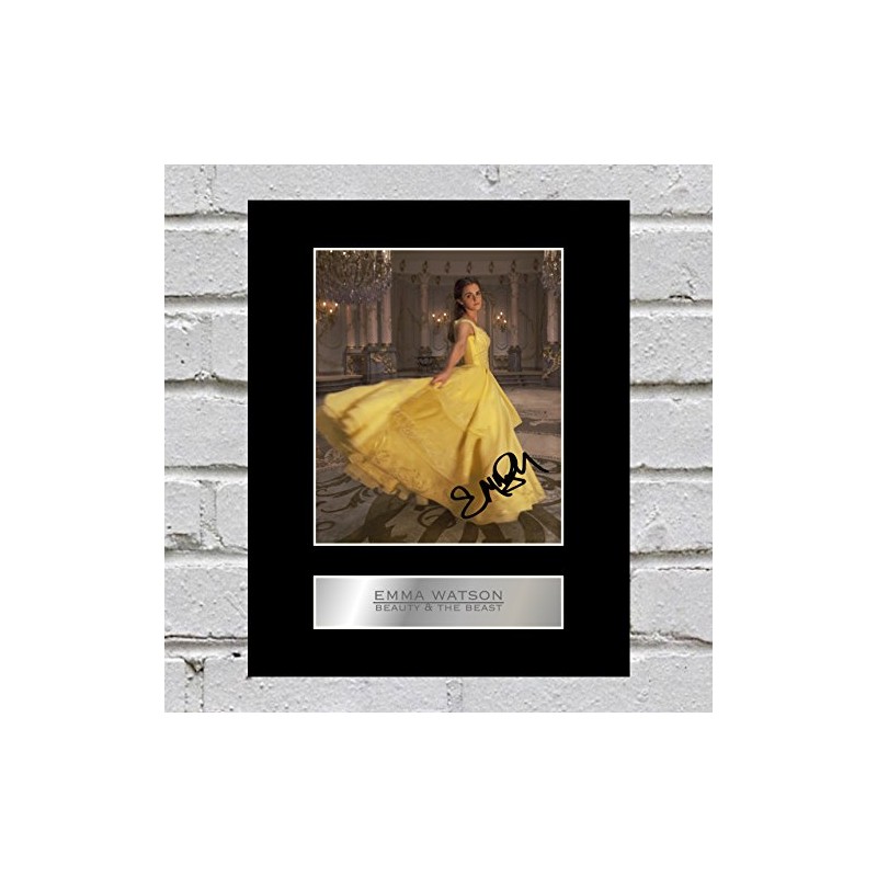 Emma Watson Signed Mounted Photo Display Beauty and The Beast