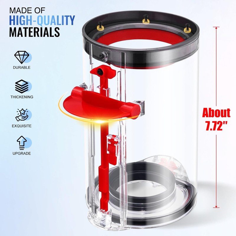 Upgraded Canister Compatible with Dyson V11 V15 SV14 SV15 SV22