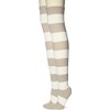 Gunze Uchi-Colle Women's Compression Over Knee Socks with Border Pattern,