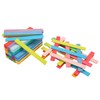 120pcs Wooden Building Blocks Colorful Bridge Building Stacking Toy Toddler