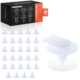 A-Premium 30 PCS Nylon Trim Panel Fender Flare Moulding Car Retainer Fastener Push Pin Clips Compatible with Mini Cooper 2002-2012 - for 8mm