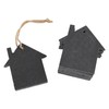 Nicola Spring 6X House Slate Christmas Tree Decoration - Small