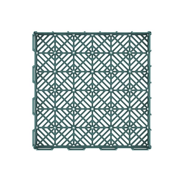 Pure Garden 50-LG1170 Diamond Pattern Outdoor Flooring Interlocking Patio and