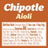 Kraft Chipotle Aioli, 12 fl oz Bottle