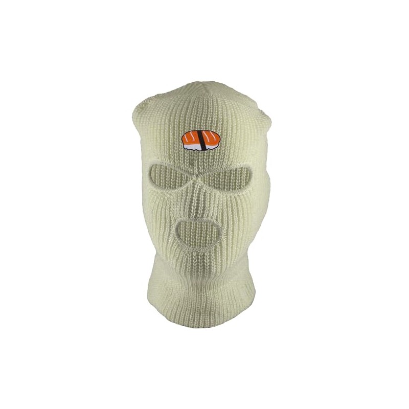 Gravity Threads Sushi Roll 3-Hole Ski Mask - White
